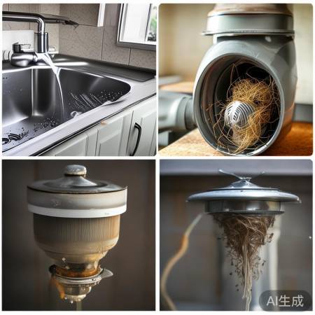 进水管堵塞,滤网堵塞导致E01