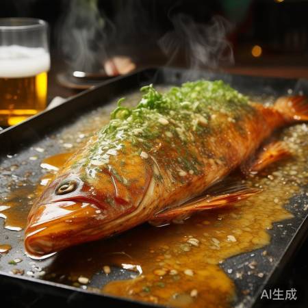 烤鱼蒜蓉香,啤酒更完美
