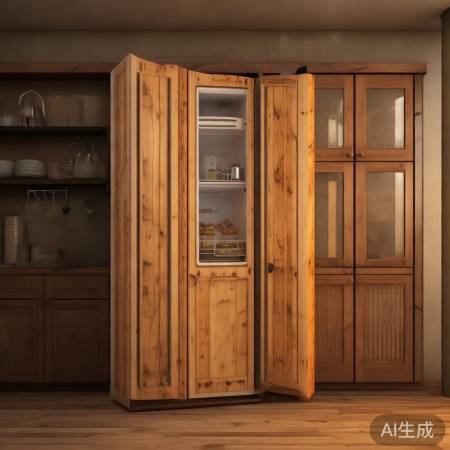 木质环保冰箱,温馨家具。