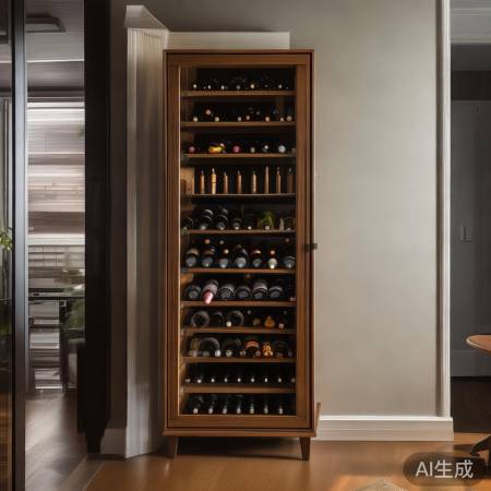 “温馨玄关红酒柜，提升家居品味