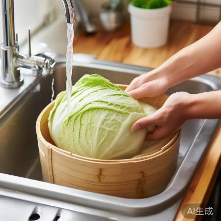 轻洗控干,白菜不烂