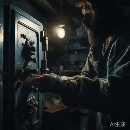 轻旋保险柜，勿用力过猛