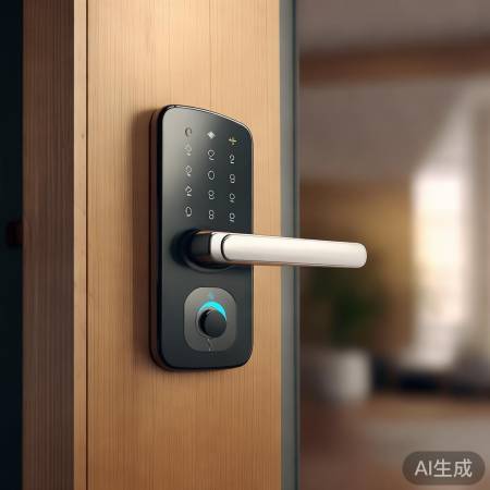 智能锁包装简约,安全体验升级