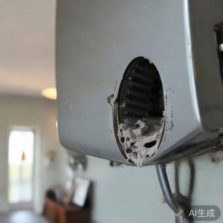 壁挂炉排气孔，保持畅通