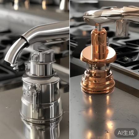 燃气灶电磁阀：不锈钢耐用，铜实
