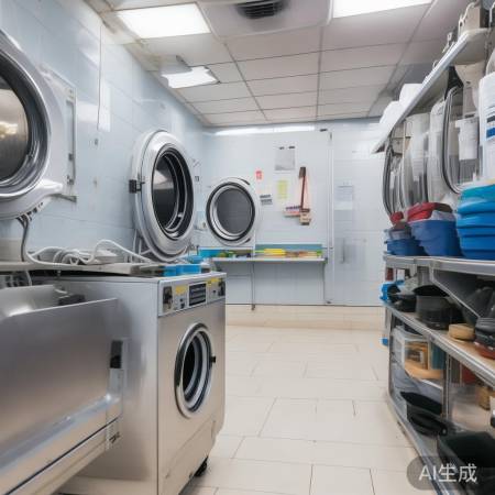 洗衣机摆放要点：不影响经营、定