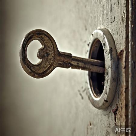 钥匙磨损,转动困难