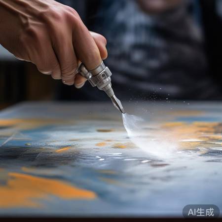 喷枪喷漆技巧:匀速轻按,节奏均