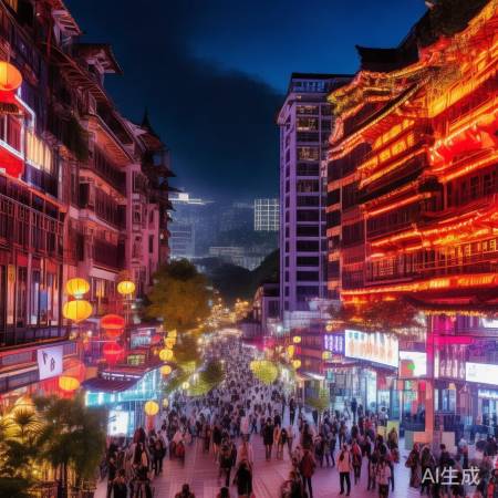 外籍镜头下的山城夜色