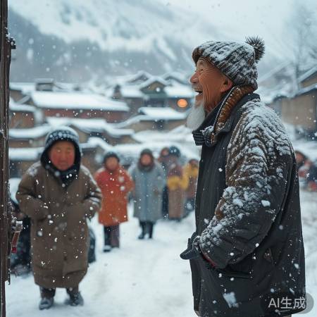 老头子喜谈乌鲁木齐初雪